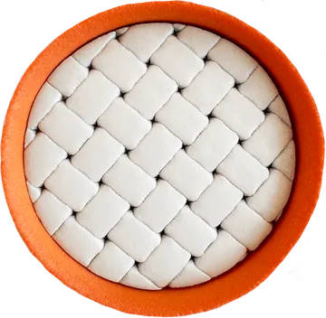 Ficha de Memotoc. Ficha con textura entramada.